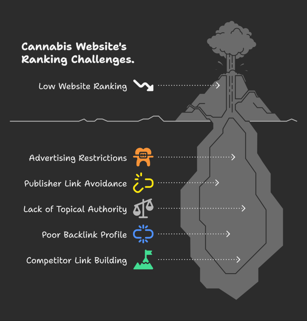 How We Increased the Cannabis Websites' Traffic By 121% Over 8 Months with Strategic SEO & Link Building Strategies?