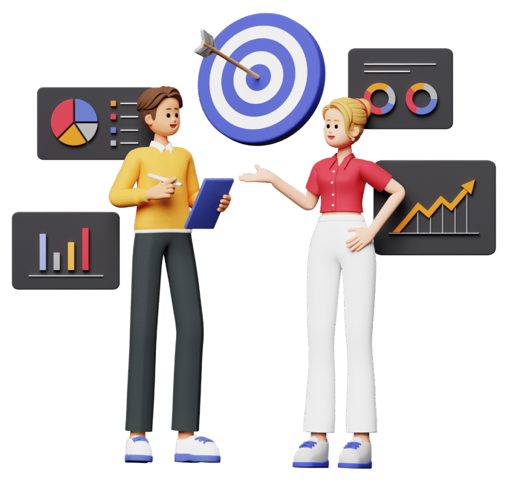 Professional SEO specialists analyzing backlink opportunities on computer screens