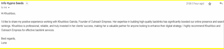 client testimonial for the weed seed case study 2025